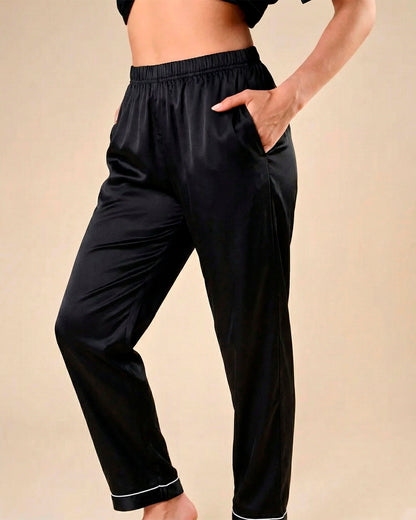 Pijama Largo de Satén Premium