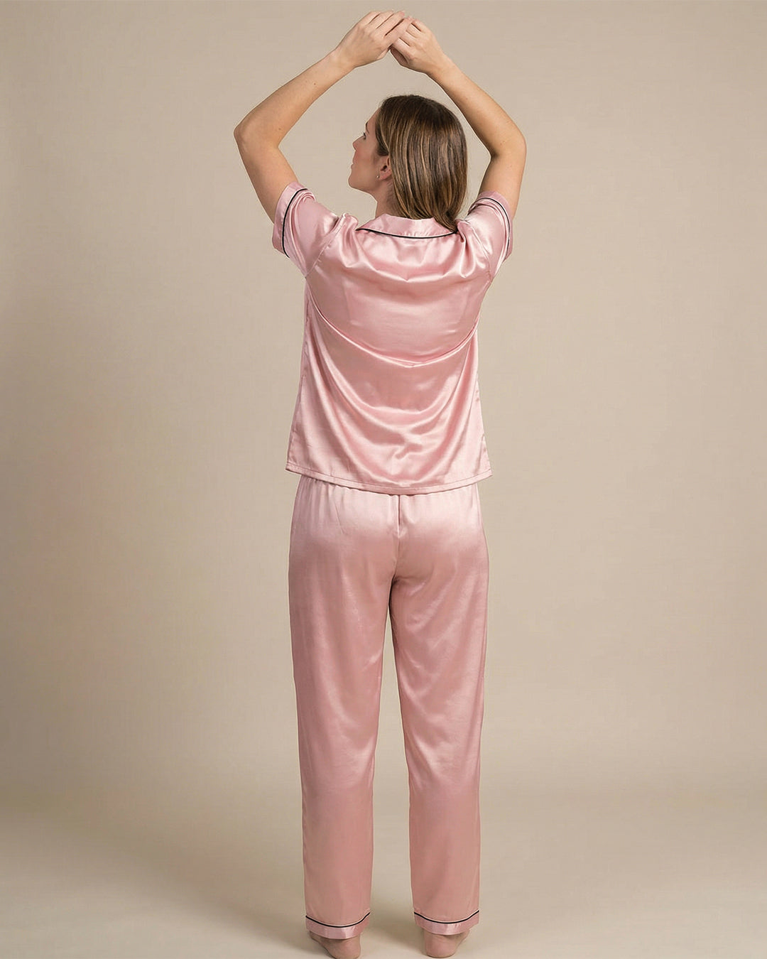 Pijama Largo de Satén Premium